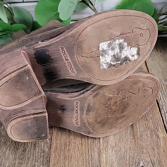 Rocket Dog Brown Ankle Boots - Picture 8 of 13